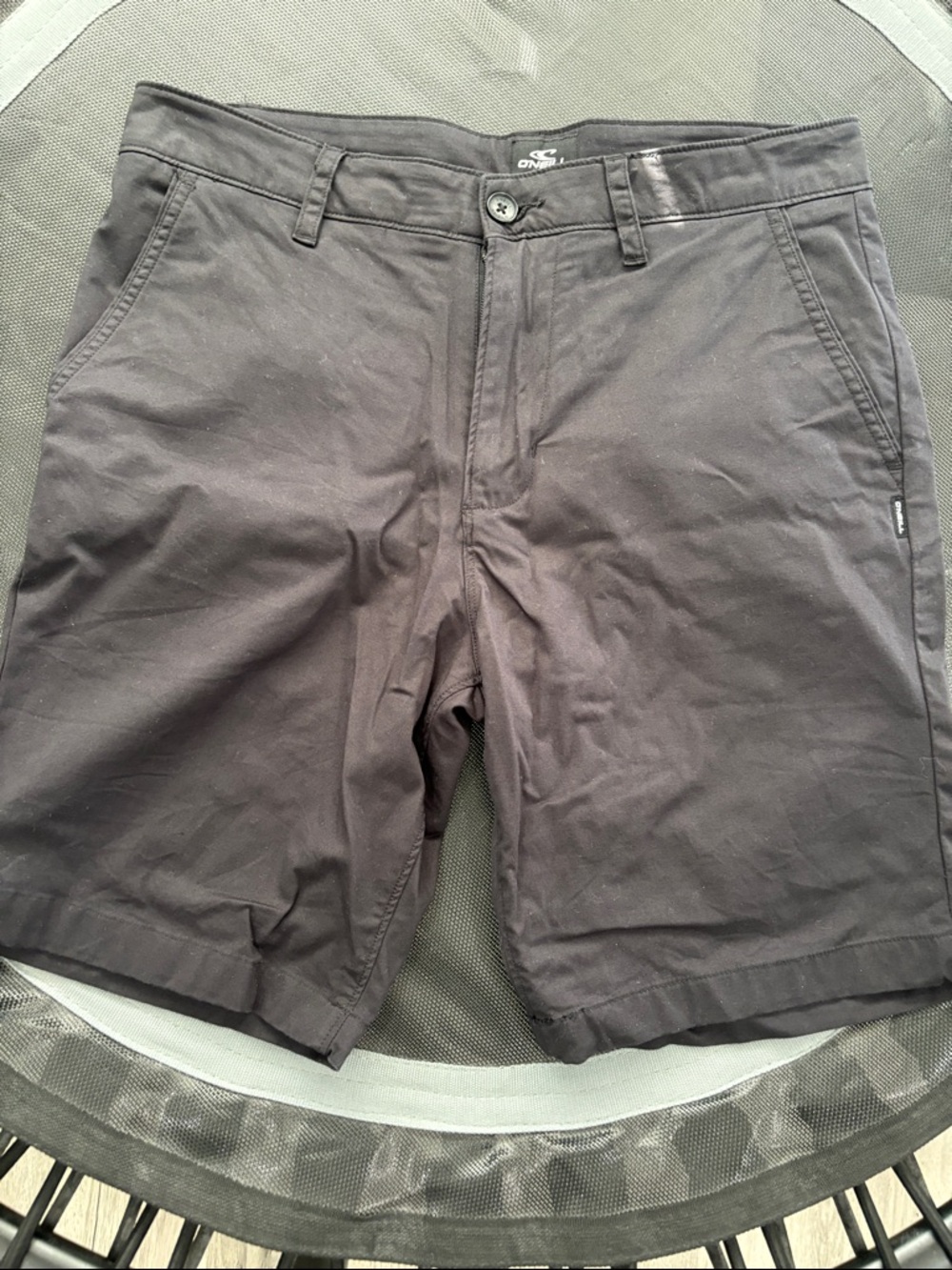 O'Neill Black Flat Front Men's Shorts